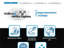 Tablet Screenshot of graficosymedios.pe